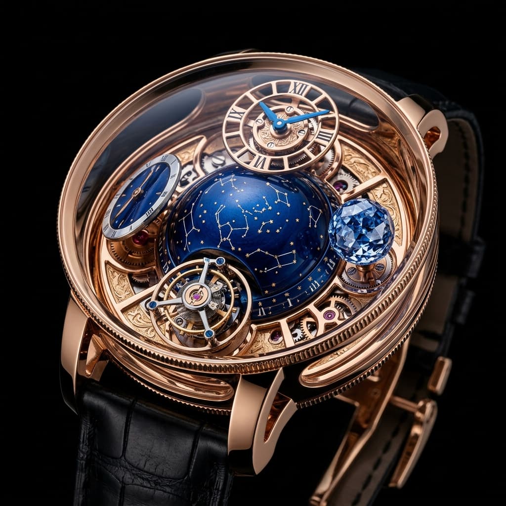 Astronomia - Luxury single-page watch website