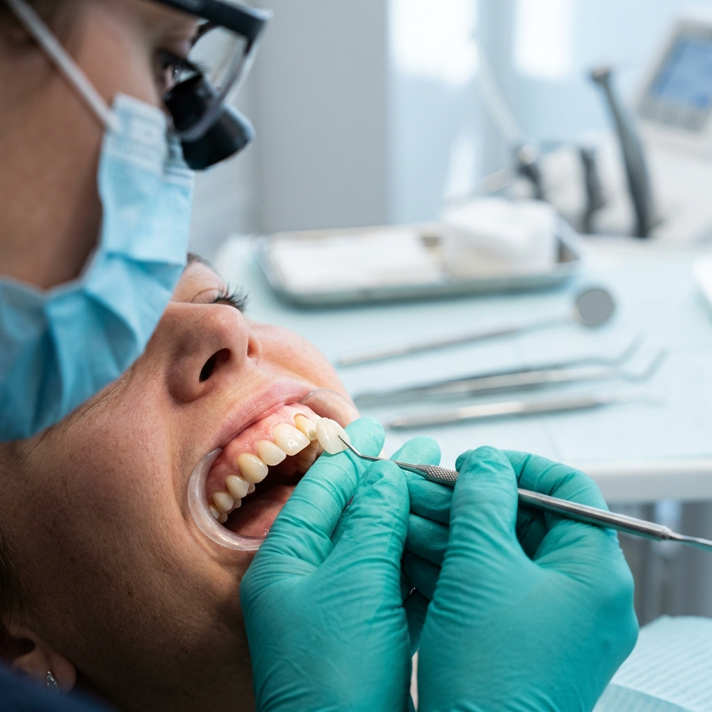 Dental veneers treatment